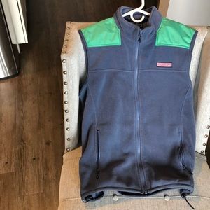 Vineyard Vines Fleece Vest Shep Shirt